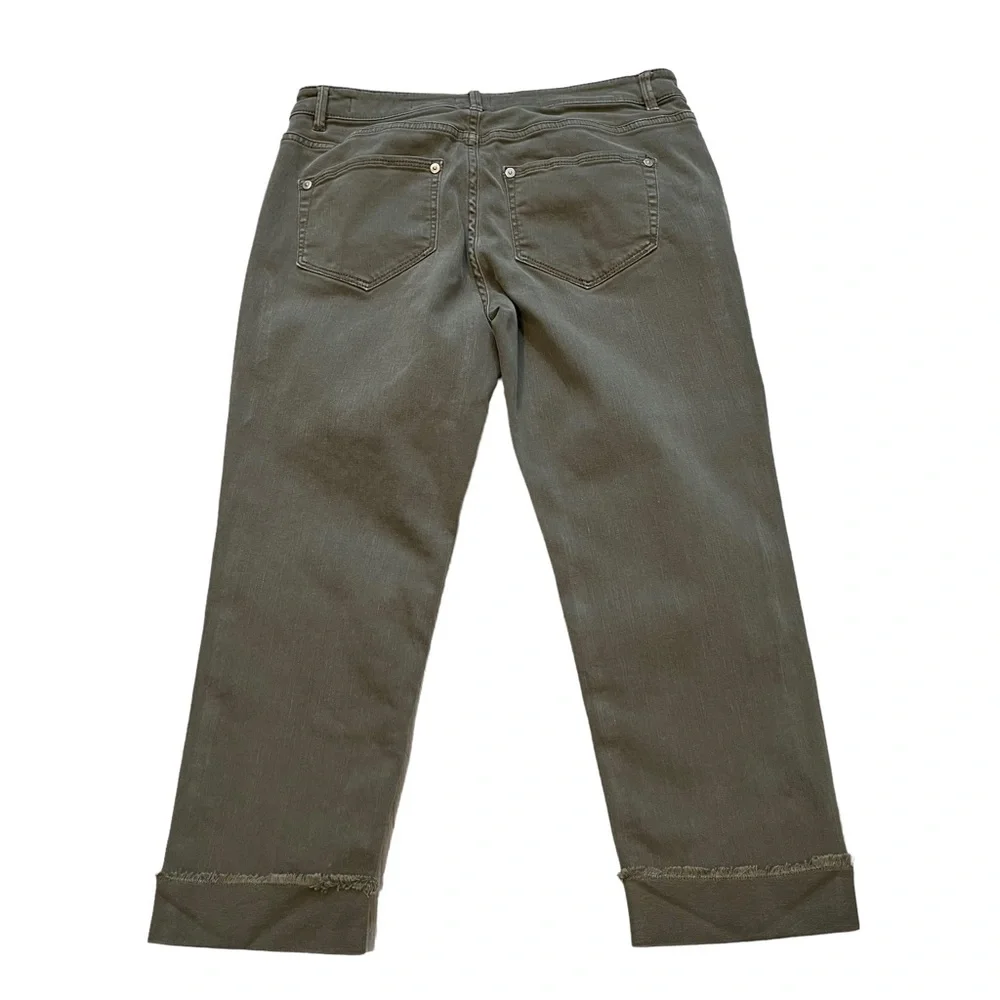 J.Jill Jeans Sage Cropped Authentic Fit Raw Hem - Picture 3 of 11